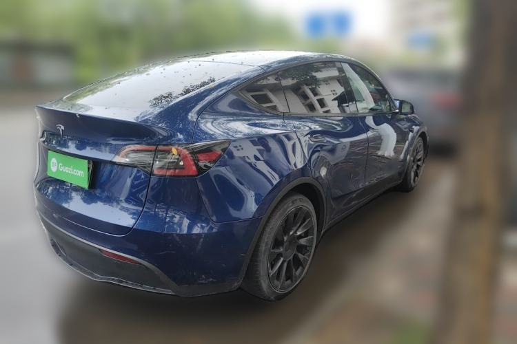 Used Tesla Model Y 2021 Long-Range All-Wheel-Drive Version 3D7 Rear Right 45 Deg