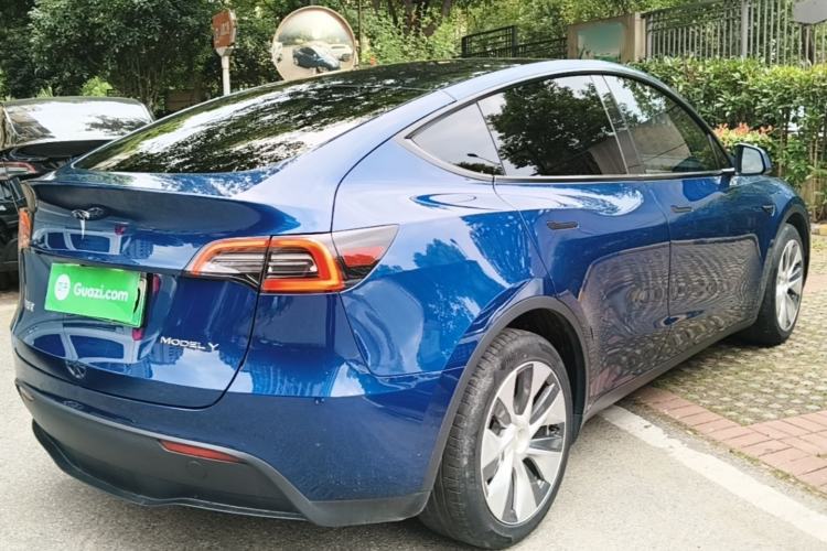 Used Tesla Model Y 2021 Long-Range All-Wheel-Drive Version Rear Right 45 Deg
