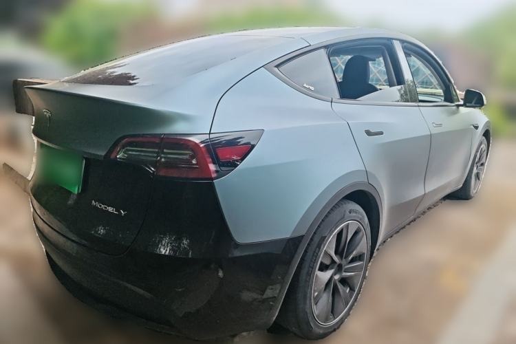 Used Tesla Model Y 2021 Standard Range Rear-Wheel Drive Version Rear Right 45 Deg