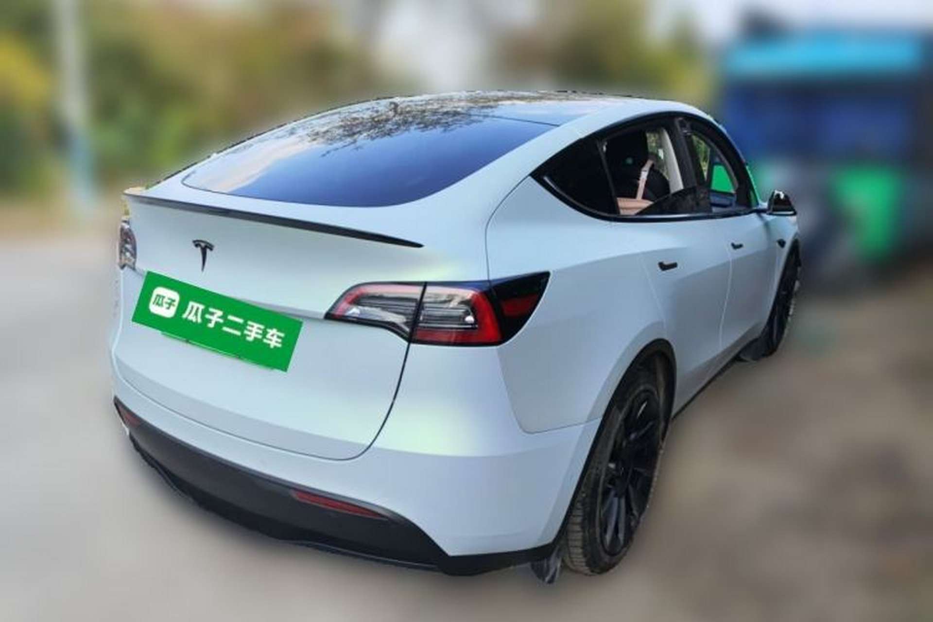 Used Tesla Model Y 2021 Standard Range Rear-Wheel Drive Version Rear Right 45 Deg