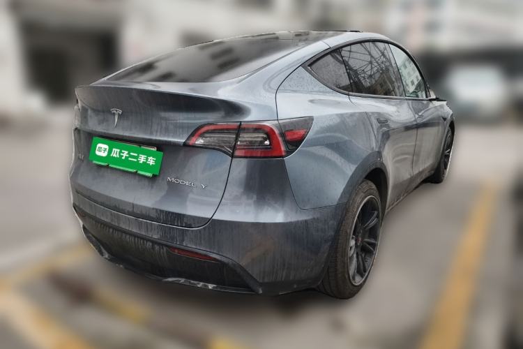 Used Tesla Model Y 2021 Long-Range All-Wheel-Drive Version Rear Right 45 Deg