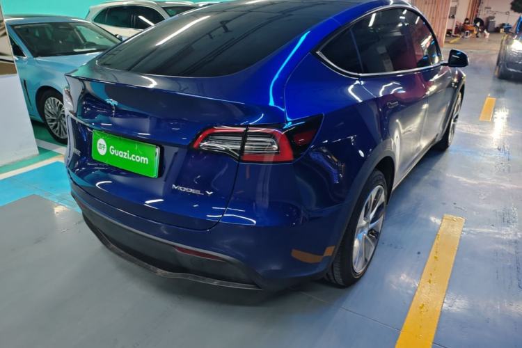 Used Tesla Model Y 2021 Long-Range All-Wheel-Drive Version Rear Right 45 Deg