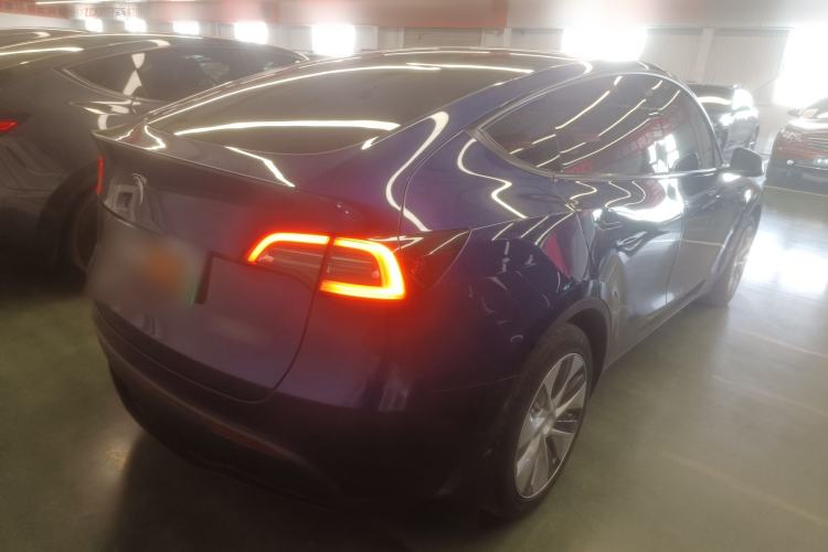 Used Tesla Model Y 2021 Standard Range Rear-Wheel Drive Version Rear Right 45 Deg