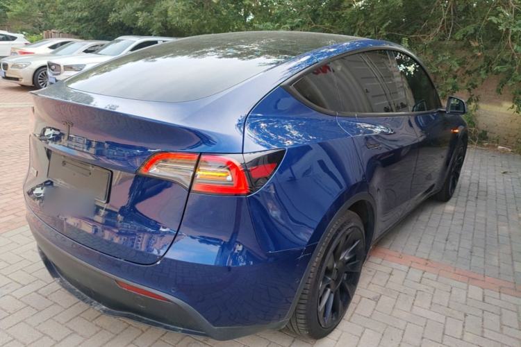 Used Tesla Model Y 2021 Long-Range All-Wheel-Drive Version Rear Right 45 Deg