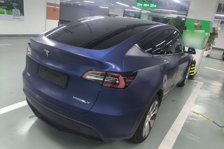 Used Tesla Model Y 2021 Long-Range All-Wheel-Drive Version Rear Right 45 Deg