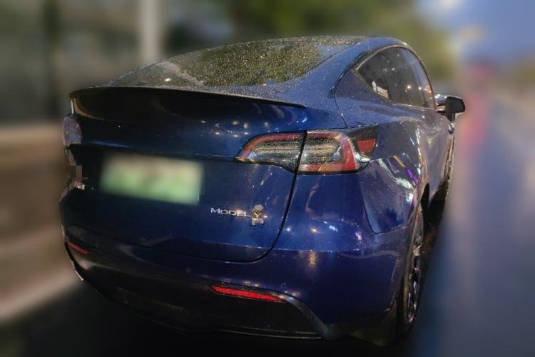 Used Tesla Model Y 2021 Long-Range All-Wheel-Drive Version Rear Right 45 Deg