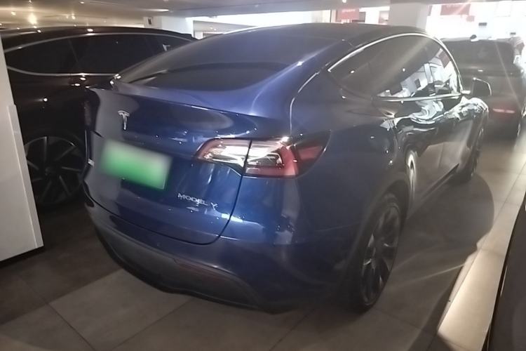 Used Tesla Model Y 2021 Long-Range All-Wheel-Drive Version Rear Right 45 Deg