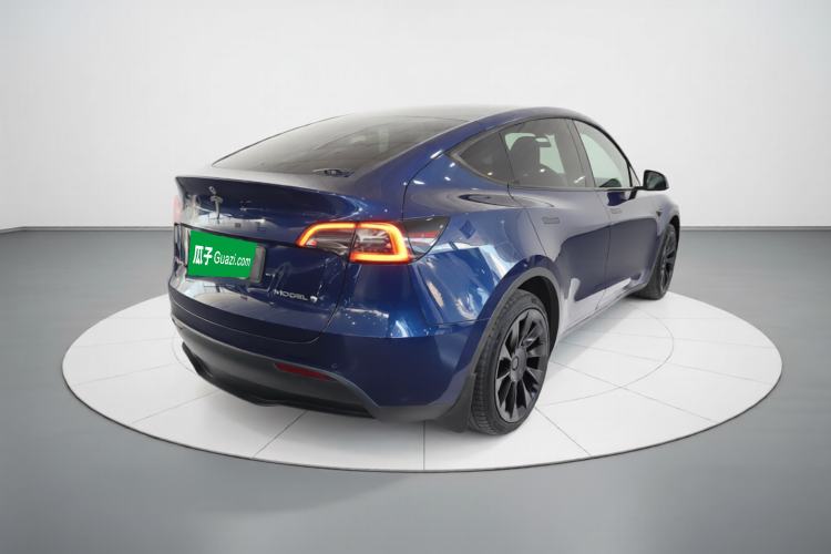 Used Tesla Model Y 2021 Long-Range All-Wheel-Drive Version Rear Right 45 Deg