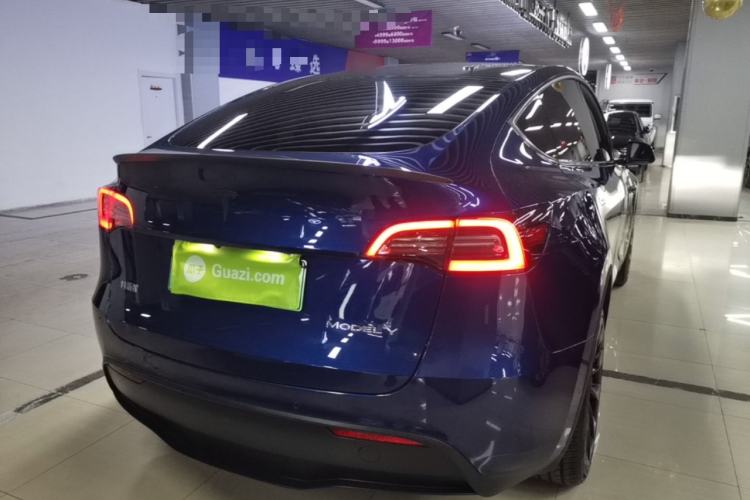 Used Tesla Model Y 2021 Long-Range All-Wheel-Drive Version 3D7 Rear Right 45 Deg