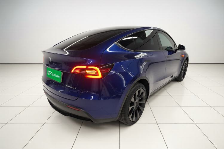 Used Tesla Model Y 2021 Long-Range All-Wheel-Drive Version 3D7 Rear Right 45 Deg
