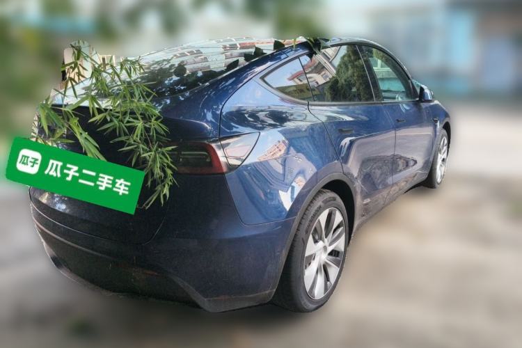 Used Tesla Model Y 2021 Standard Range Rear-Wheel Drive Version Rear Right 45 Deg