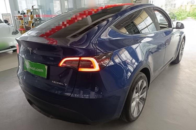 Used Tesla Model Y 2021 Standard Range Rear-Wheel Drive Version Rear Right 45 Deg