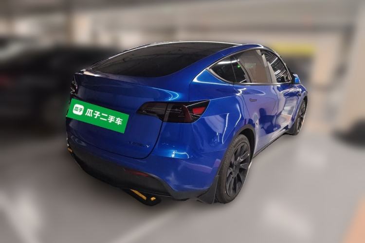 Used Tesla Model Y 2021 Standard Range Rear-Wheel Drive Version Rear Right 45 Deg