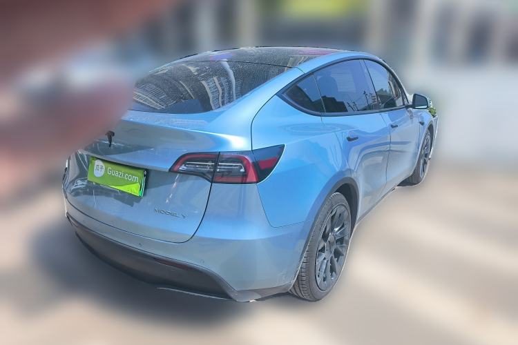 Used Tesla Model Y 2021 Standard Range Rear-Wheel Drive Version Rear Right 45 Deg