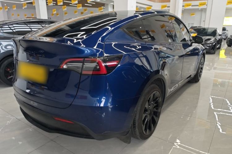 Used Tesla Model Y 2021 Long-Range All-Wheel-Drive Version 3D7 Rear Right 45 Deg