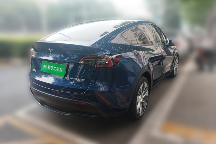 Used Tesla Model Y 2021 Long-Range All-Wheel-Drive Version Rear Right 45 Deg