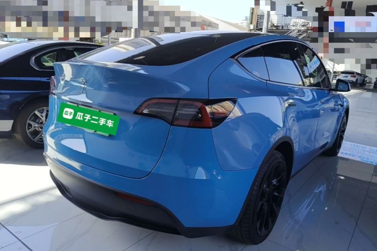 Used Tesla Model Y 2021 Long-Range All-Wheel-Drive Version Rear Right 45 Deg