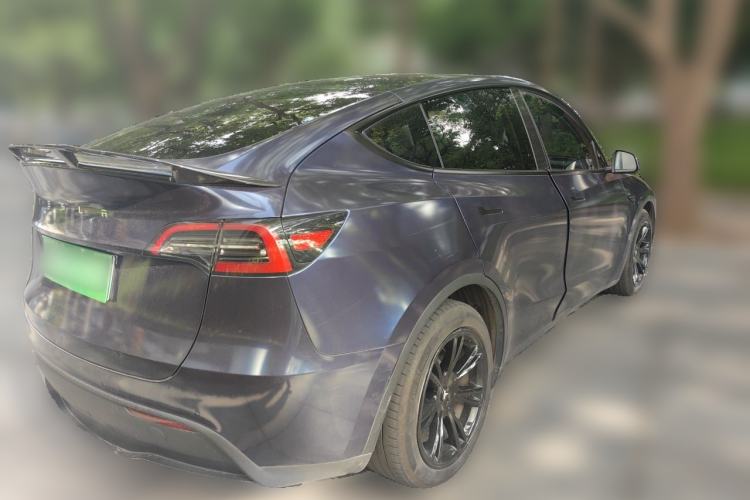 Used Tesla Model Y 2021 Long-Range All-Wheel-Drive Version 3D7 Rear Right 45 Deg