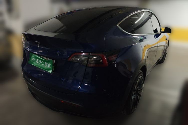 Used Tesla Model Y 2021 Long-Range All-Wheel-Drive Version Rear Right 45 Deg