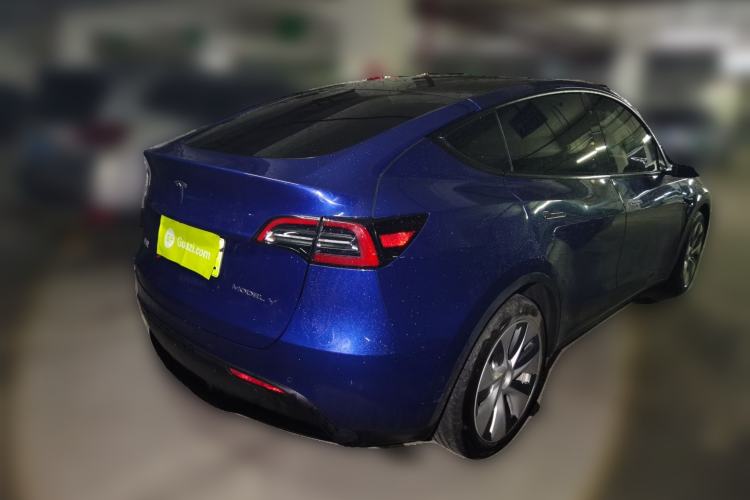 Used Tesla Model Y 2021 Standard Range Rear-Wheel Drive Version Rear Right 45 Deg