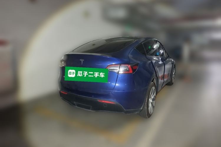 Used Tesla Model Y 2021 Long-Range All-Wheel-Drive Version 3D7 Rear Right 45 Deg
