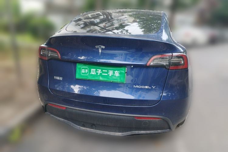 Used Tesla Model Y 2021 Long-Range All-Wheel-Drive Version 3D7 Rear