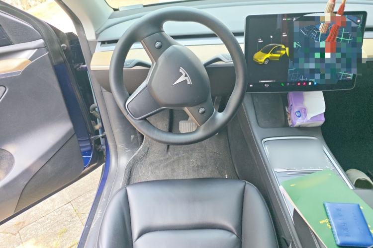 Used Tesla Model Y 2021 Standard Range Rear-Wheel Drive Version Steering Wheel