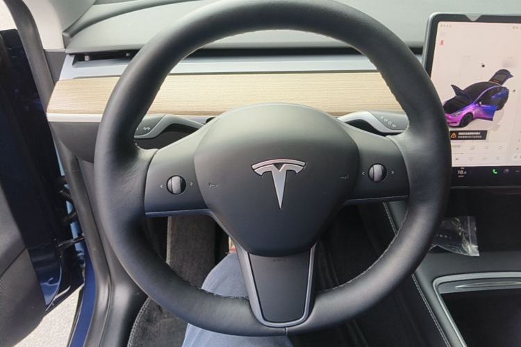 Used Tesla Model Y 2021 Performance High-Performance All-Wheel-Drive Version Steering Wheel
