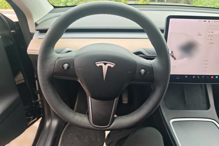 Used Tesla Model Y 2021 Standard Range Rear-Wheel Drive Version Steering Wheel