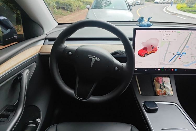 Used Tesla Model Y 2021 Standard Range Rear-Wheel Drive Version Steering Wheel