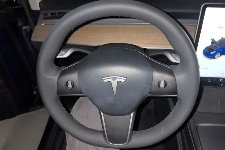 Used Tesla Model Y 2021 Standard Range Rear-Wheel Drive Version Steering Wheel