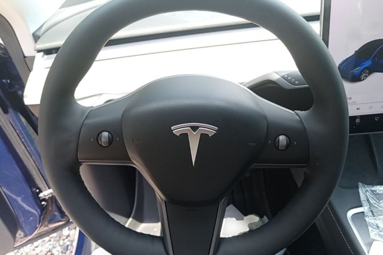 Used Tesla Model Y 2021 Long-Range All-Wheel-Drive Version 3D7 Steering Wheel