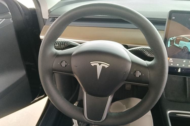 Used Tesla Model Y 2021 Standard Range Rear-Wheel Drive Version Steering Wheel