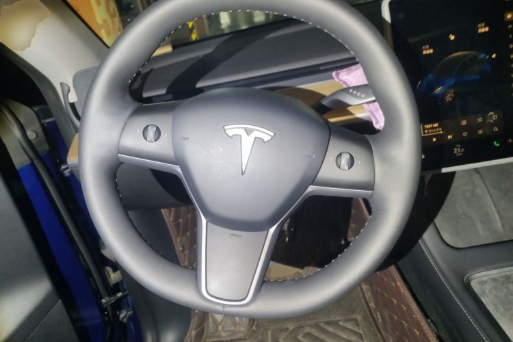 Used Tesla Model Y 2021 Standard Range Rear-Wheel Drive Version Steering Wheel
