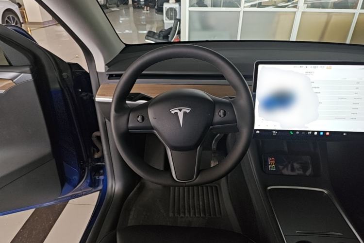 Used Tesla Model Y 2021 Standard Range Rear-Wheel Drive Version Steering Wheel
