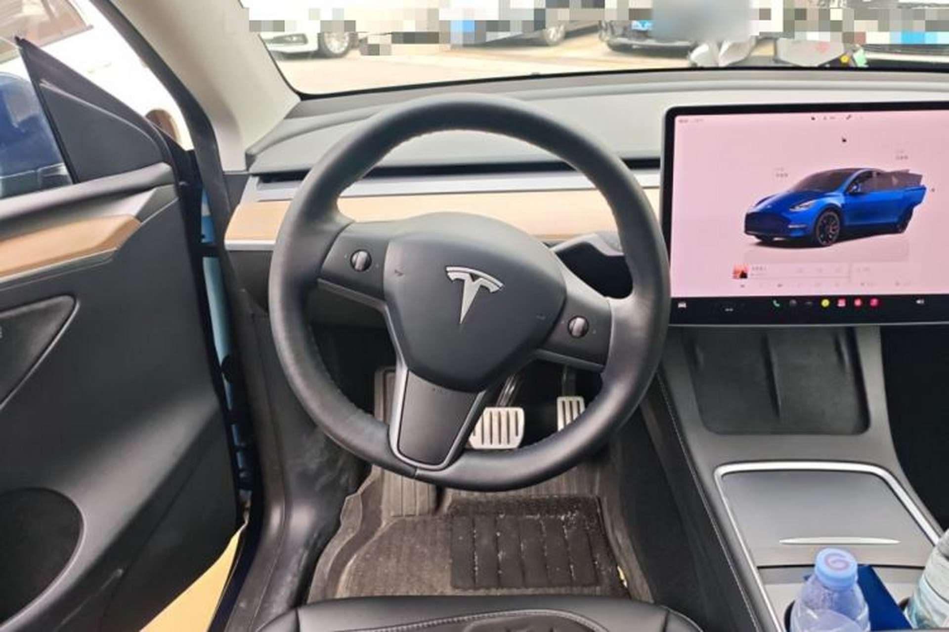 Used Tesla Model Y 2021 Performance High-Performance All-Wheel-Drive Version Steering Wheel
