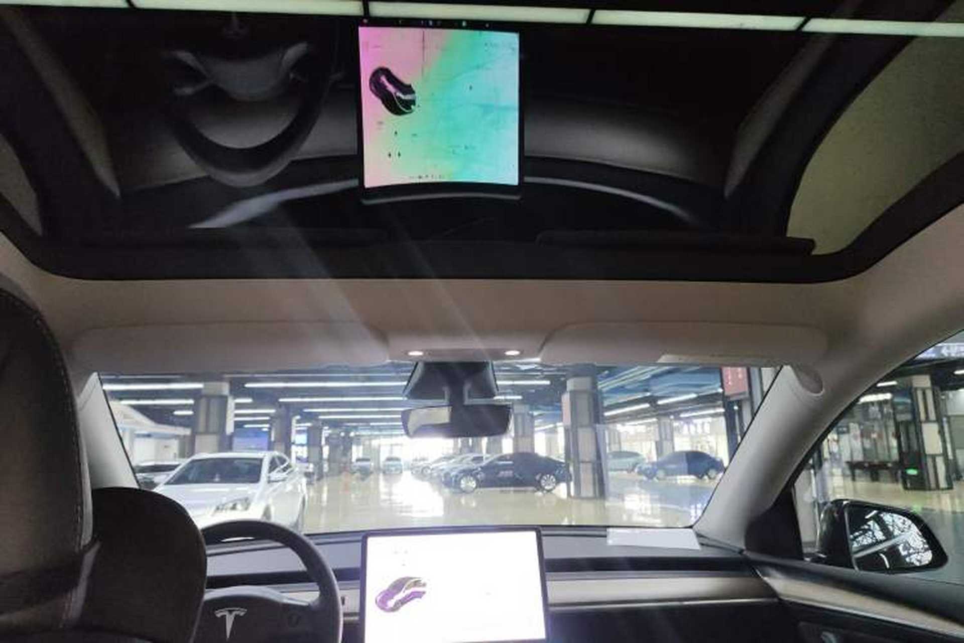 Used Tesla Model Y 2021 Standard Range Rear-Wheel Drive Version Headliner