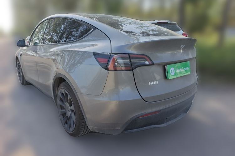 Used Tesla Model Y 2021 Standard Range Rear-Wheel Drive Version Rear Left 45 Deg
