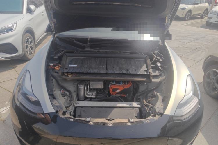 Used Tesla Model Y 2021 Standard Range Rear-Wheel Drive Version Engine Bay