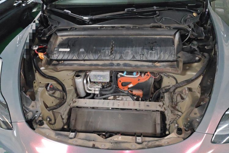 Used Tesla Model Y 2021 Long-Range All-Wheel-Drive Version 3D7 Engine Bay