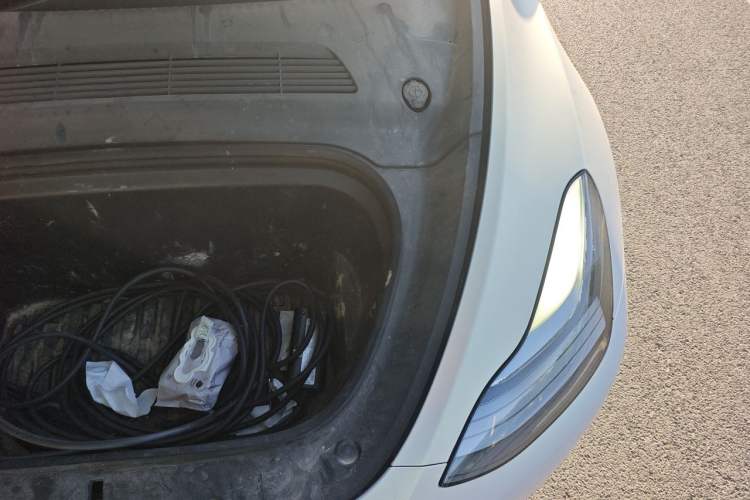 Used Tesla Model Y 2021 Standard Range Rear-Wheel Drive Version Engine Bay Left