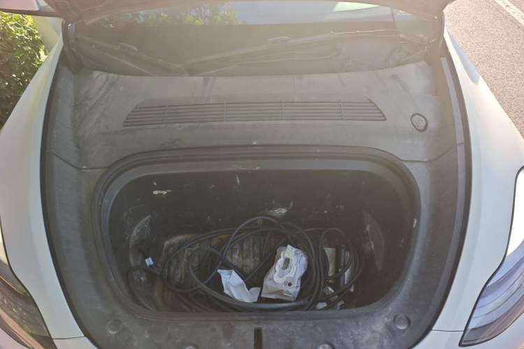 Used Tesla Model Y 2021 Standard Range Rear-Wheel Drive Version Engine Bay