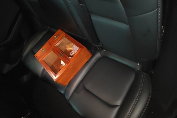 Used Tesla Model Y 2021 Long-Range All-Wheel-Drive Version 3D7 Left Rear Seat