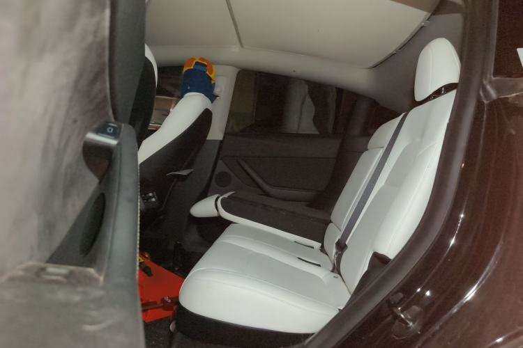Used Tesla Model Y 2021 Long-Range All-Wheel-Drive Version Left Rear Seat