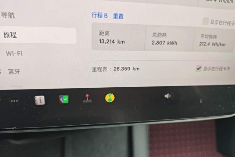 Used Tesla Model Y 2021 Performance High-Performance All-Wheel-Drive Version Odometer Close Up