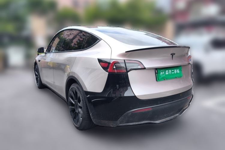 Used Tesla Model Y 2021 Standard Range Rear-Wheel Drive Version Rear Left 45 Deg