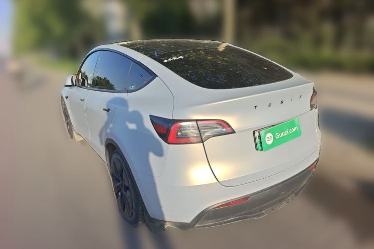Used Tesla Model Y 2021 Standard Range Rear-Wheel Drive Version Rear Left 45 Deg