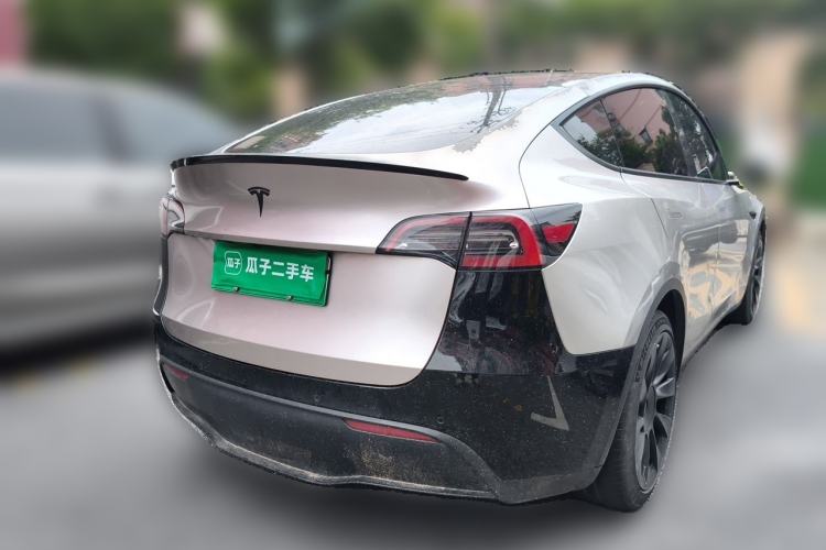 Used Tesla Model Y 2021 Standard Range Rear-Wheel Drive Version Rear Right 45 Deg