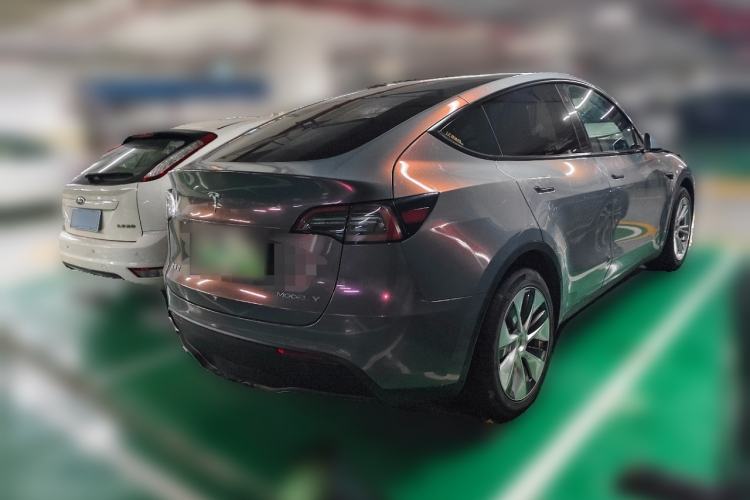 Used Tesla Model Y 2021 Long-Range All-Wheel-Drive Version 3D7 Rear Right 45 Deg