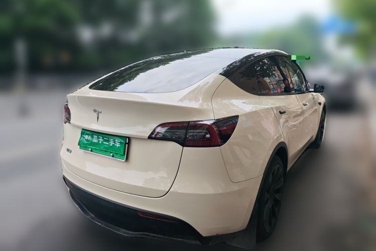 Used Tesla Model Y 2021 Standard Range Rear-Wheel Drive Version Rear Right 45 Deg
